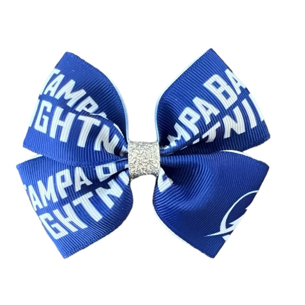 Tampa Bay Lightning pinwheel hair bow